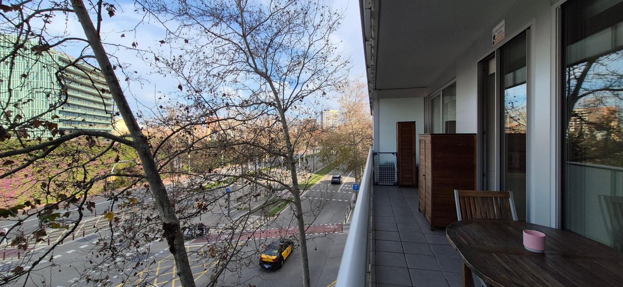 Apartamento En Avenida Diagonal - Torre Glorias - Angeles Terraza バルセロナ エクステリア 写真